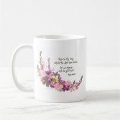 Mug C'est le jour, 118:24 de psaume (Gauche)