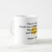 Mug C'est le jour que le seigneur a fait (Devant gauche)