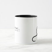 Mug C'est le logo du monde d'un rat (Centre)