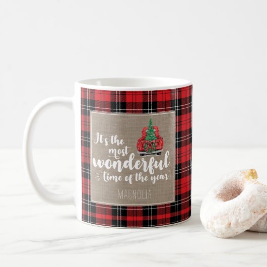 Mug C'est le moment le plus merveilleux de l'année (Avec donut)