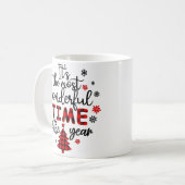 Mug C'est le moment le plus merveilleux de l'année Noë (Devant gauche)