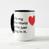 Mug C'est le monde de ma femme (Devant gauche)