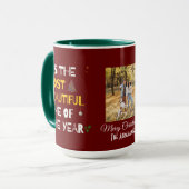 Mug C'est le plus beau moment de l'année Famille (Devant gauche)