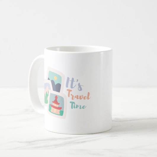 Mug C'est le temps de déplacement (Devant gauche)
