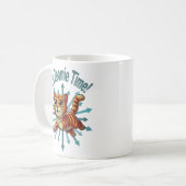 Mug C'est le temps de Zoomie le chat roux (Devant gauche)