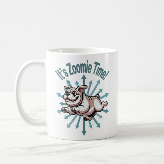 Mug C'est le temps du Bulldog Zoomie (Gauche)