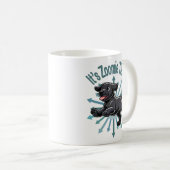 Mug C'est le temps Zoomie Black Lab (Devant droit)