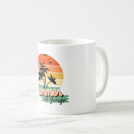 Mug C'est l'été de George (Devant droit)