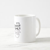 Mug C'est l'été Plage de noix de coco Vacances Drôle (Devant droit)