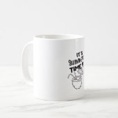 Mug C'est l'été Plage de noix de coco Vacances Drôle (Devant gauche)