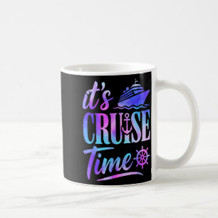 Mug C'est l'heure de la croisière aquarelle croisière 