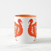Mug C'est l'heure de la Turquie pour Thanksgiving (Centre)