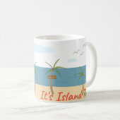 Mug C'est l'heure de l'île (Devant droit)