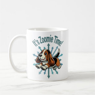 Mug C'est l'heure de Zoomie Basset Hound