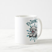 Mug C'est l'heure de Zoomie Bichon Frise (Devant droit)