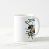 Mug C'est l'heure de Zoomie Great Dane (Devant droit)