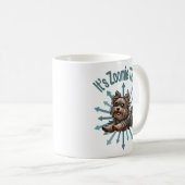 Mug C'est l'heure de Zoomie Yorkshire Terrier (Devant droit)