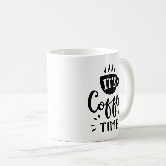 Mug C'est l'heure du café (Devant droit)