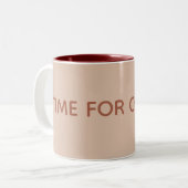 Mug "C'est l'heure du café" (Devant gauche)