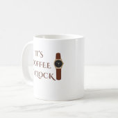 Mug C'est l'heure du café Humour café (Devant gauche)