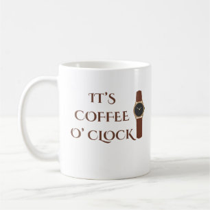 Mug C'est l'heure du café Humour café