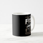 Mug C'est l'heure du poisson quelque part - Pêche drôl (Devant droit)