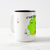 Mug "C'est l'heure du thé !" pour gaucher (Devant gauche)