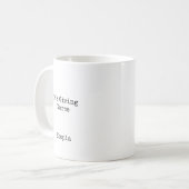 Mug C'est l'infirmière personnalisée (Devant gauche)