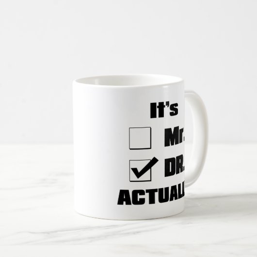 Mug C'est M. Dr Mug, Dr Gift, Dr Present, Do (Devant droit)
