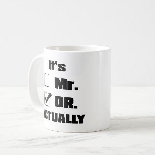Mug C'est M. Dr Mug, Dr Gift, Dr Present, Do (Devant gauche)