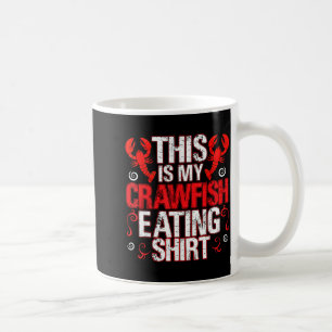 Mug C'est Ma Chemise Pour Manger Des Écrevisses Drôle