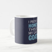 Mug C'est ma dernière chèvre (Devant gauche)