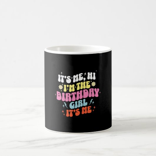 Mug C'est ma fête d'anniversaire les filles (Centre)