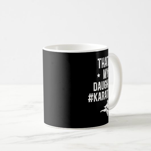 Mug C'est ma fille Karate Papa Karate Père (Devant droit)