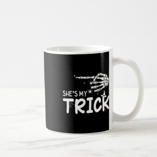 Mug C'est ma petite cochonne Couples Squelette Hallowe (Droite)