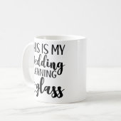 Mug C'est ma planification de mariage, future mariée d (Devant gauche)
