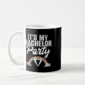 Mug C'est ma soirée de bachelor Rainbow Groom Drôle de (Gauche)