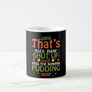 Mug C'est maintenant éteint et passer le Pudding à la 