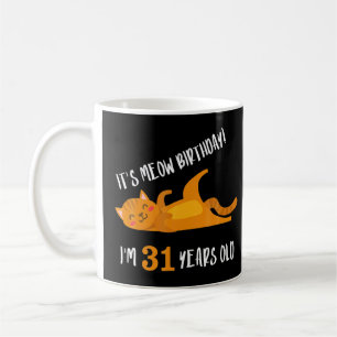 Mug C'Est Meow Anniversaire 31E Anniversaire Chat 31 A