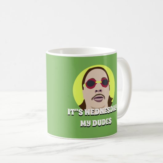 Mug C'est mercredi mes types (Devant droit)