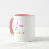 Mug C'est Mlle Mme Mme Dr. Docteur en Réalité (Devant gauche)