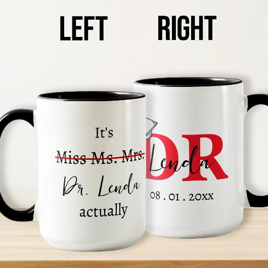 Mug C'est Mlle Mme Mme Dr. Dr.