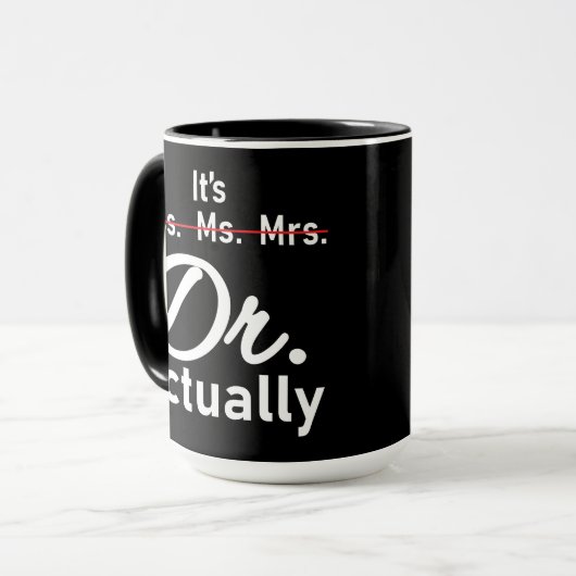 Mug C'est Mlle Mme Mme Dr. Dr. (Devant gauche)