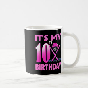 Mug C'est mon 10ème anniversaire Fille Hockey sur glac