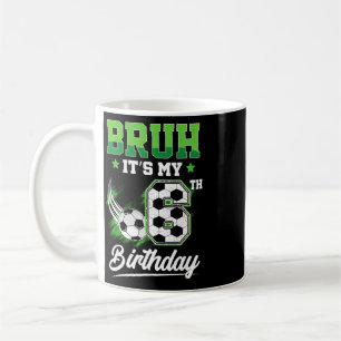 Mug C'est mon 6ème anniversaire garçon fan de sport 6