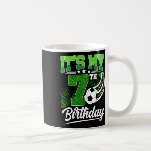Mug C'est mon 7e anniversaire garçon football Ll 7 ans