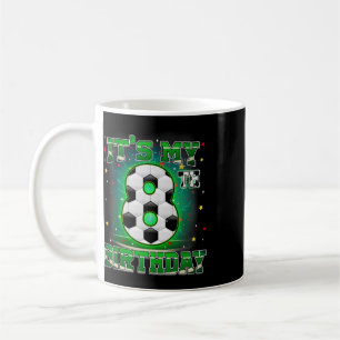 Mug C'est mon 8e anniversaire Garçons Football 8 ans P