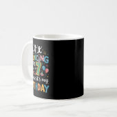 Mug C'est mon anniversaire 7e 7 ans Trampoline Jumping (Devant gauche)