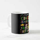 Mug C'est mon anniversaire Cinco De Mayo Party (Devant gauche)