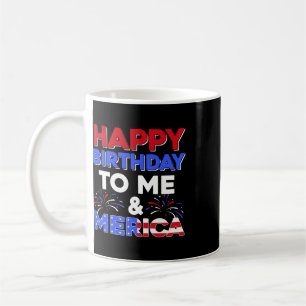 Mug C'est mon anniversaire le 4 juillet Jour de l'indé